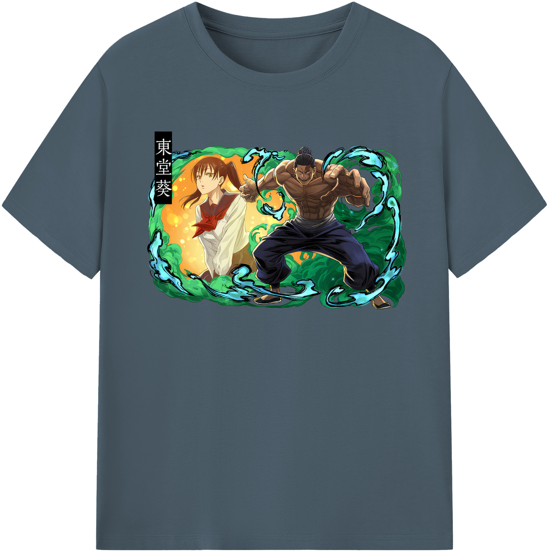 （画像用） 呪術廻戦 Jujutsu Kaisen 綿100％半袖Tシャツ（フロントプリント）